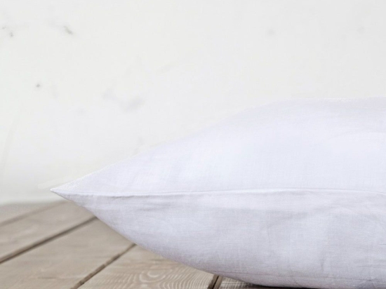 Σεντόνι Linen White Nima Υπέρδιπλο 240x260cm Λινό