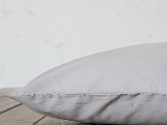 Σεντόνι Unicolors Silver Grey Nima Υπέρδιπλο 240x260cm 100% Βαμβάκι