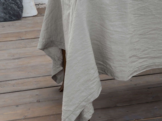 Τραπεζομάντηλο Linho Light Grey Nima 150Χ310 Λινό