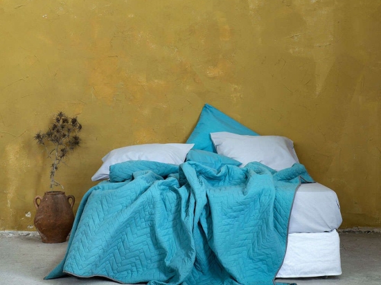 Κουβερλί Novo Petrol Nima Μονό 160x240cm Microfiber