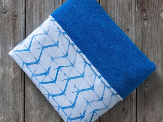 Πετσέτα Θαλάσσης Δύο Όψεων - Kanoko Blue Nima Θαλάσσης 90x150cm 100% Βαμβάκι