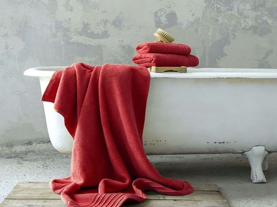 Πετσέτα Feel Fresh - Red Nima Προσώπου 50x100cm 100% Βαμβάκι