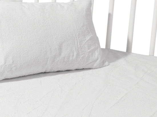Κάλυμμα Στρώματος Βρεφικό 1061 Relax White Das Baby 70x140cm Βαμβάκι-Πολυέστερ