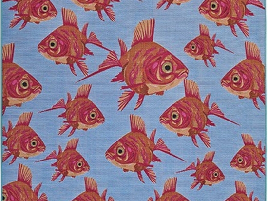 Χαλί Carol 15X/Q03 Blue-Orange Carpet Couture 160X230cm