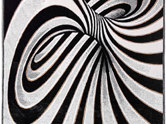 Χαλί Gabrielle 1040K/Q13 Black-White Carpet Couture 195X280cm