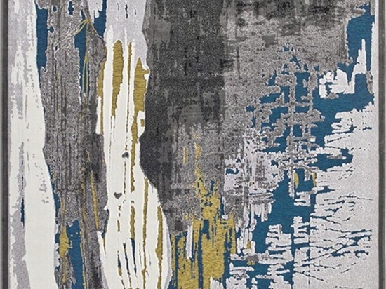 Χαλί Gabrielle 401X/Q13 Anthacite-Petrol Carpet Couture 195X280cm