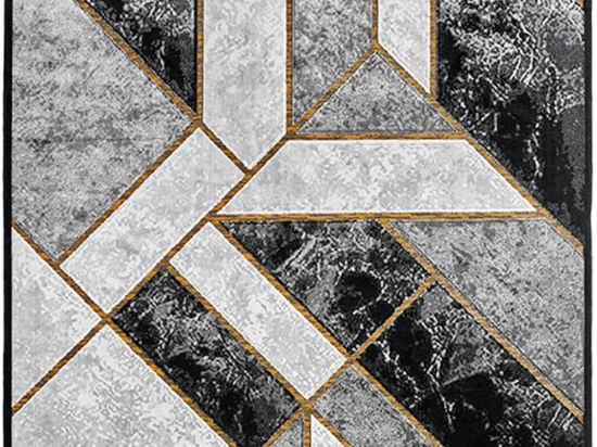 Χαλί Gabrielle 806X/Q13 Black-White Carpet Couture 195X280cm