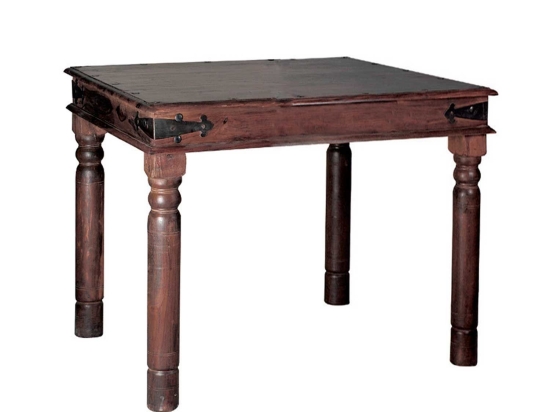 Τραπέζι Ostia EI221 80X80X76 cm Ξύλο