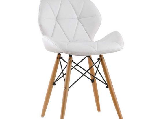 Καρέκλα Margo10-0066 47X53X72cm White Ξύλο,Πολυπροπυλένιο