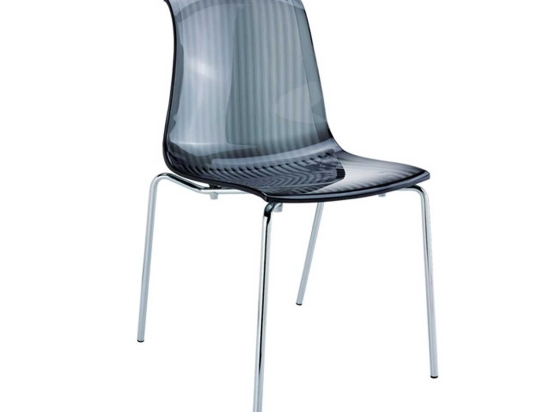 Καρέκλα Allegra Black 32-0066 50X54X84cm Siesta Μέταλλο,Πολυπροπυλένιο