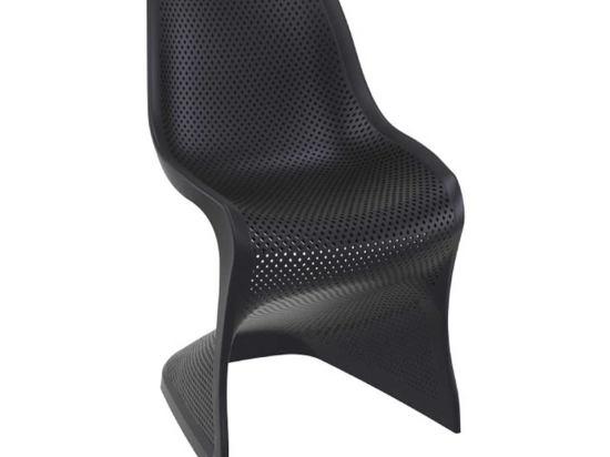 Καρέκλα Bloom Black 20-0025 50X58X85cm Siesta