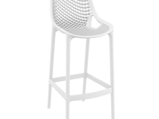 Σκαμπό Air Bar 75 White 20-0365 45Χ53X105cm Siesta Πολυπροπυλένιο