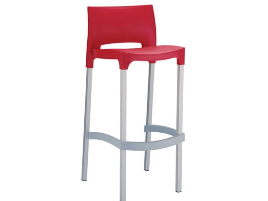 Σκαμπό Gio Red 20-0032 39Χ45X75/96cm Siesta