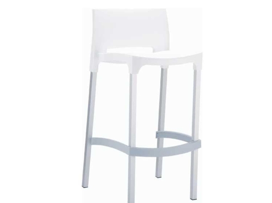 Σκαμπό Gio White 20-0040 39Χ45X75/96cm Siesta