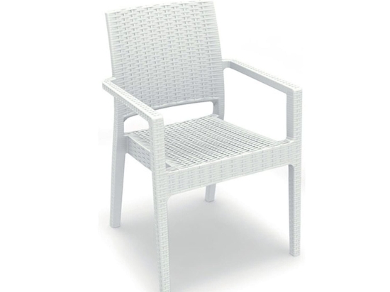 Πολυθρόνα Ibiza White 53-0012 Siesta