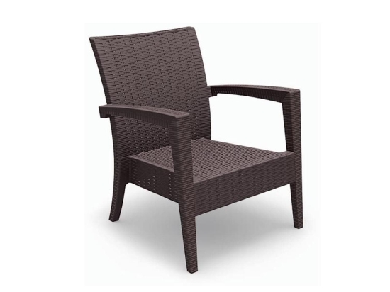 Πολυθρόνα Miami Brown 53-0032 Siesta