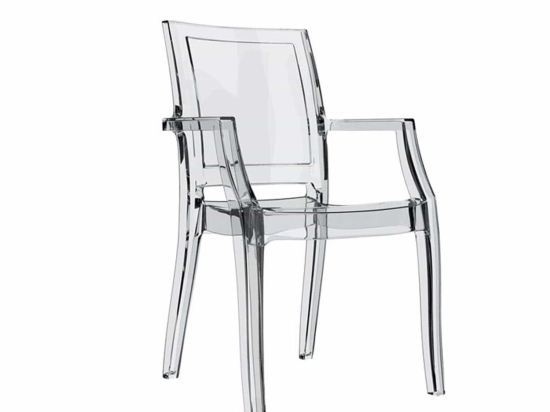 Πολυθρόνα Arthur Clear Transparent 32-0092 56X60X45/91cm Siesta Acrylic