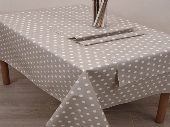 Τραπεζομάντηλο Βίκυ Λευκό Viopros 140X180 140x180cm Πολυέστερ