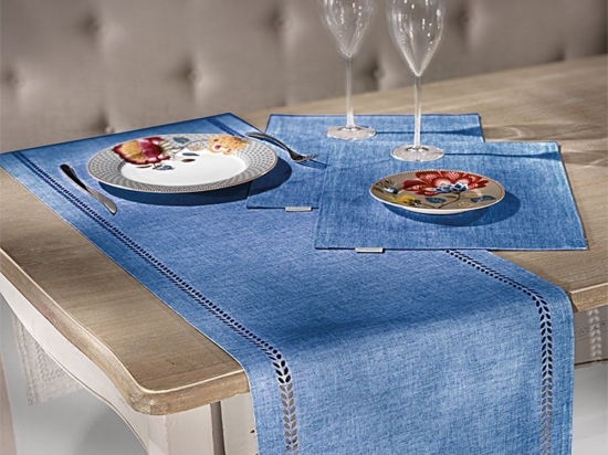 Σουπλά 3007 Blue Jean Saint Clair 45x33cm Πολυέστερ