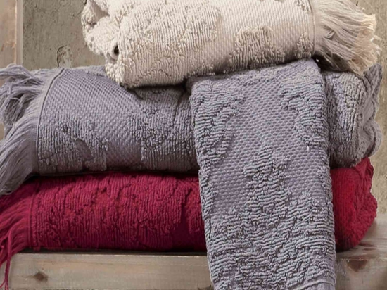 Πετσέτα Oneida Beige Nef-Nef Σώματος 70x140cm 100% Βαμβάκι