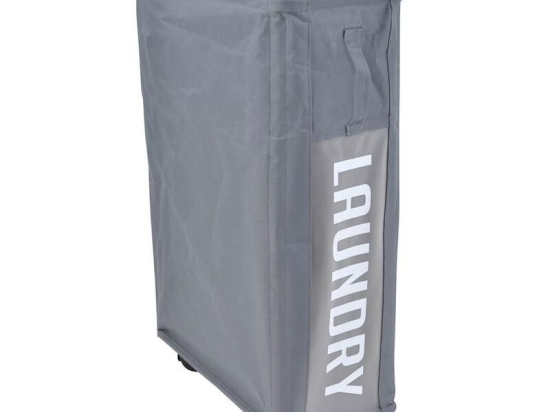 Καλάθι Απλύτων 805075 40Lt 19x39x60cm Grey Ankor Ύφασμα