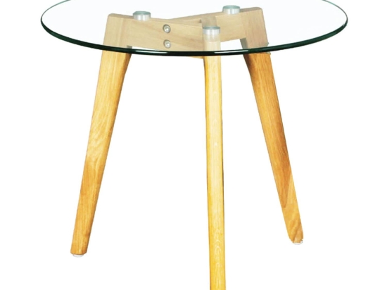 Τραπεζάκι Target Clear Ε7745,1 Φ50X46 cm