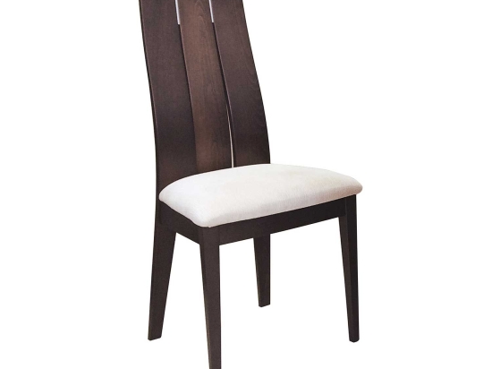 Καρέκλα Samber Καρυδί-Μπέζ Ε7867,1 50X57X101 cm Σετ 2τμχ Ξύλο,Ύφασμα