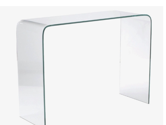 Κονσόλα Glasser Clear EM723 110X35X75 cm Γυαλί