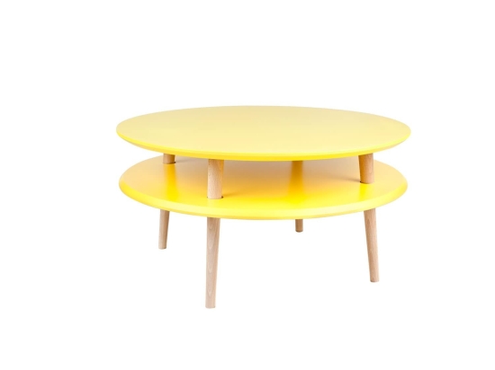 Τραπεζάκι Ufo White Φ70Χ35 cm