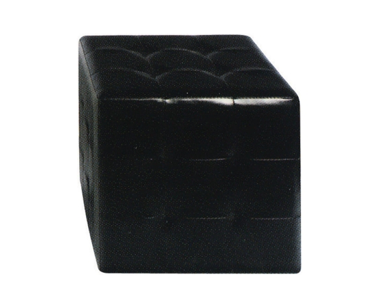 Σκαμπό Cony Black E7046,1 37X37X42 cm Τεχνόδερμα