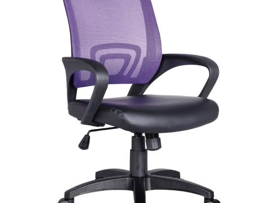 Καρέκλα Γραφείου BF2101 Purple-Black EO254.20 54x56x91/101 cm