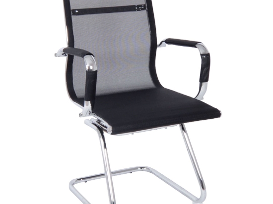 Καρέκλα Υποδοχής BF3200V Black EO228 54x59x95 cm Σετ 2τμχ