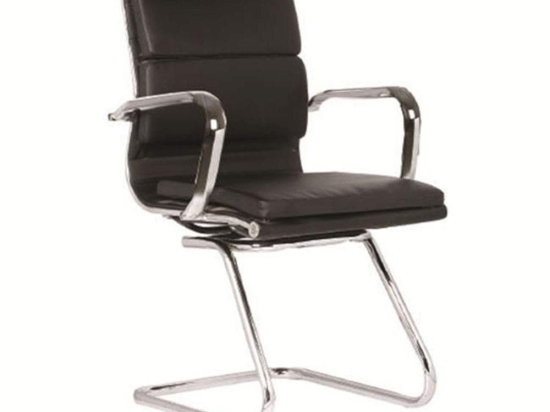 Καρέκλα Υποδοχής BF4800V Black EO235 54x55x95 cm Σετ 2τμχ