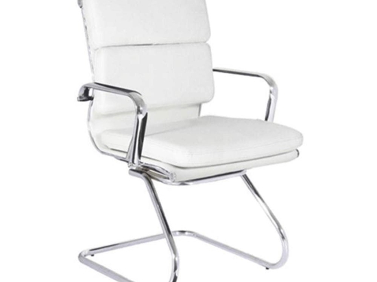 Καρέκλα Υποδοχής BF4800V White EO235.1 54x55x95 cm Σετ 2τμχ