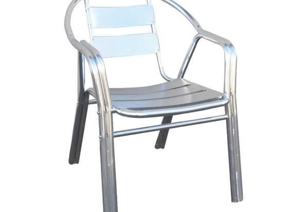 Πολυθρόνα Silver II Silver Ε267 57x56x77 cm