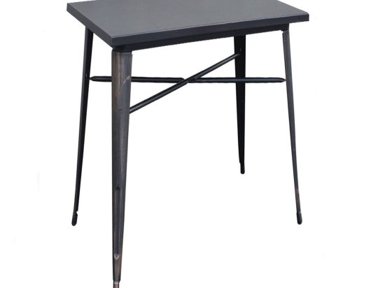 Τραπέζι Relix Antique Black Ε5200,10 70X70X75 cm
