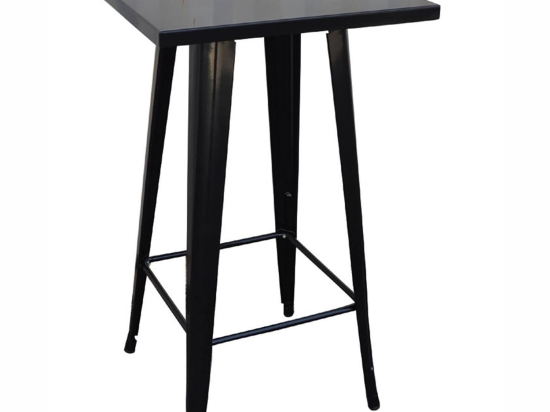 Τραπέζι Bar Relix Antique Black  Ε5203,10 60Χ60Χ101 cm Μέταλλο