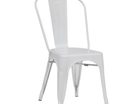Καρέκλα Relix White Ε5191 45Χ51Χ85 cm Μέταλλο