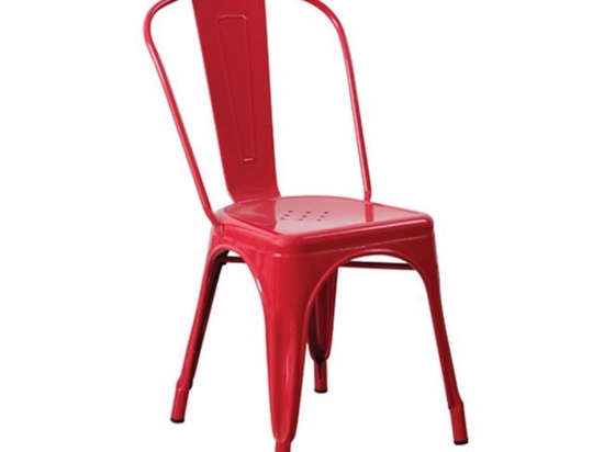 Καρέκλα Relix Red Ε5191,2 45Χ51Χ85 cm Μέταλλο