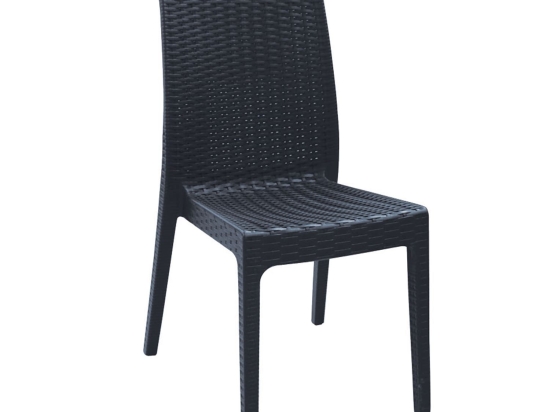 Καρέκλα Dafne Anthracite Rattan Ε328,2 46Χ55Χ85 cm