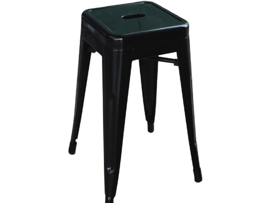 Σκαμπό Μπάρ Relix Black Ε5193,1 43X43Χ67 cm Μέταλλο