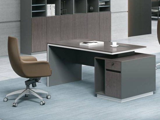 Γραφείο Advance ΕΟ822 160x80x75cm Wallnut-Grey