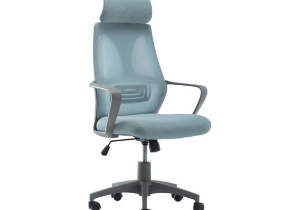 Πολυθρόνα Γραφείου BF2950 ΕΟ544,2 62x62x112/130cm Grey-Blue