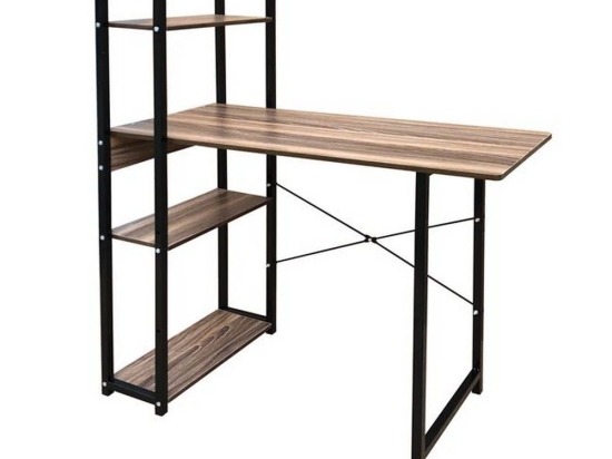 Γραφείο Η/Υ ΕΟ401,1 90x40x73/110cm Black-Wallnut