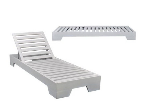 Ξαπλώστρα Verano Ε225,22 74x213x22cm Beech-White
