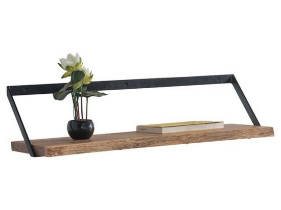 Ράφι Wall-1 ΕΑ7072,1 80x25x20cm Acacia Natural-Black