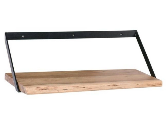 Ράφι Wall-2 ΕΑ7072,2 60x25x20cm Acacia Natural-Black