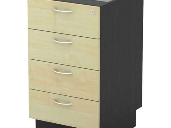 Συρταριέρα Γραφείου Executive ΕΟ999Ε,1 40x45x73cm Dark Grey-Beech