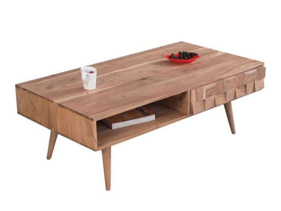 Τραπεζάκι Σαλονιού Teka ΕΑ7046 117x60x40cm Acacia Natural Ξύλο