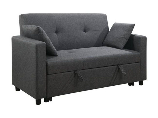 Καναπές Κρεβάτι Διθέσιος Imola Dark Grey Ε9921,21 154x100x93 Ύφασμα